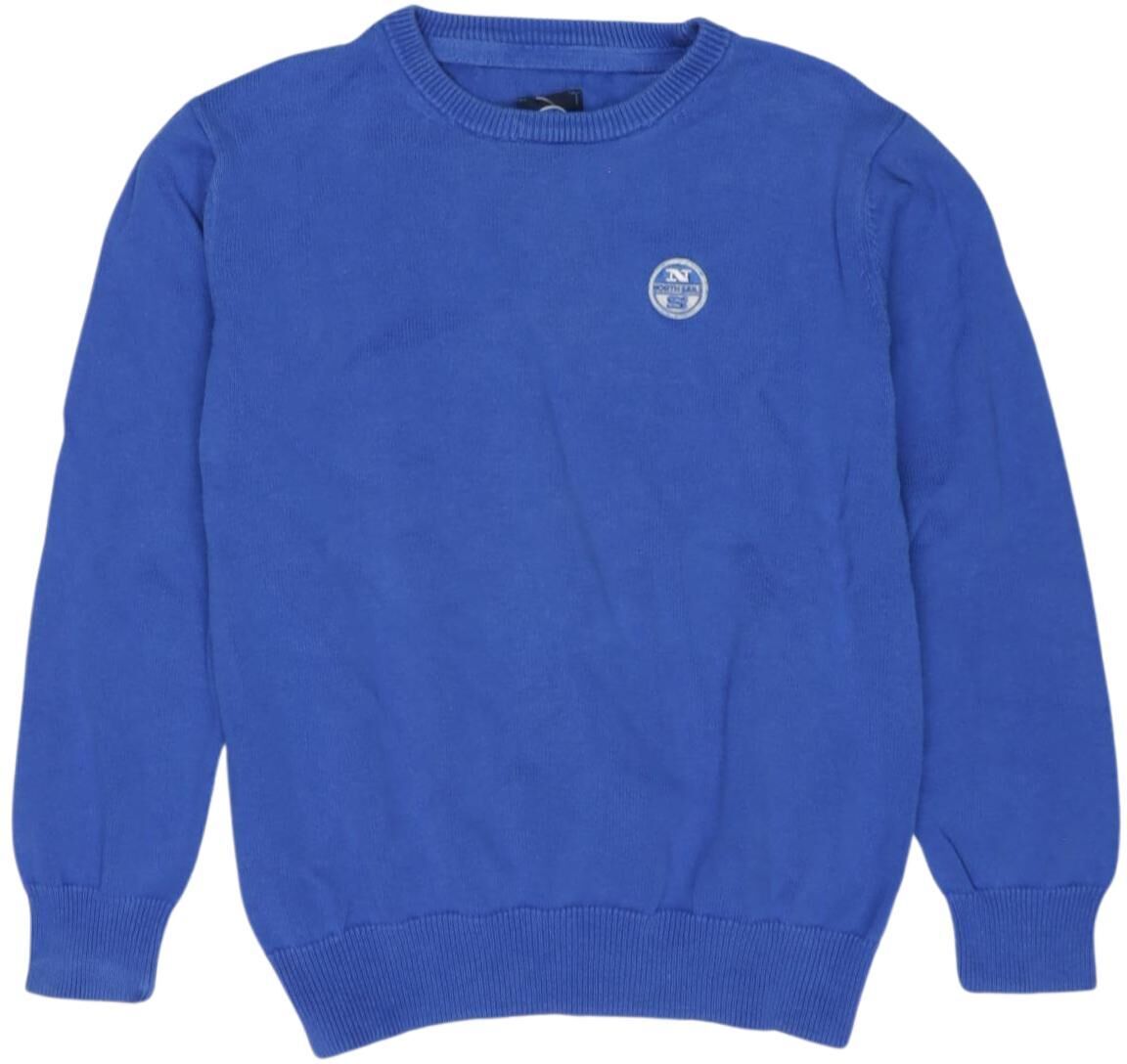 north sails Jungen Pullover, Blau, Gr. EU 116, Baumwolle - Second Hand