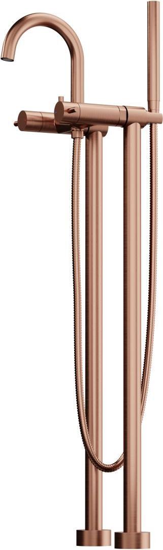 Steinberg Serie 100 Wannenarmatur, freistehende Zweigriff-Armatur, Ausladung 231 mm, 1001162BC