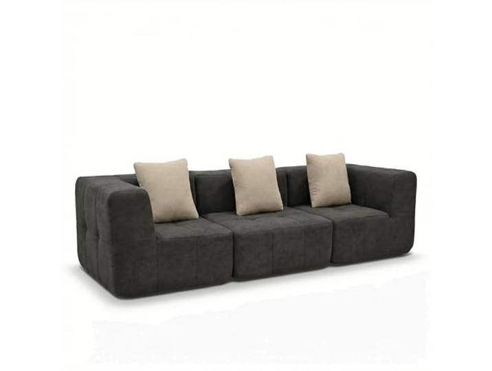 Coco Living Eden Simple 3-zits gecomprimeerde binnenbank (chocoladebeige)