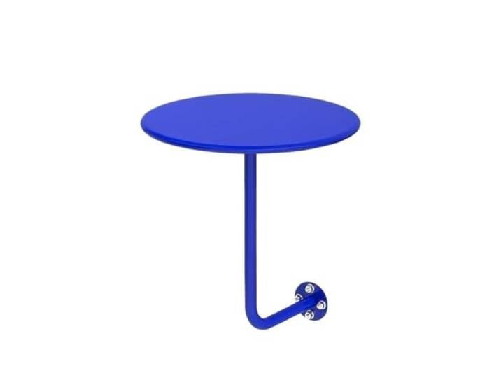 DHYUACN Runder Beistelltisch Aus Metall Zur Wandmontage Café, Tee, Dessert, Restaurant, Esszimmer, Heimdekoration(D40cm-06)