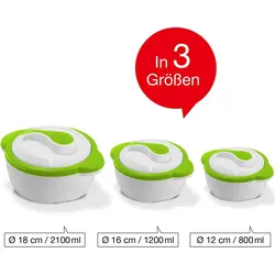 Cucinova Thermoschüssel 3er Set Premium grün