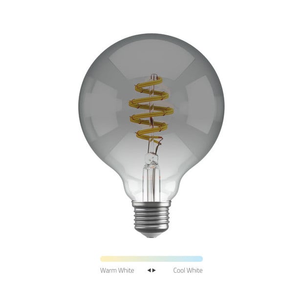 Hombli Smart Filament Ledlamp CCT E27 G95 Smokey Grijs