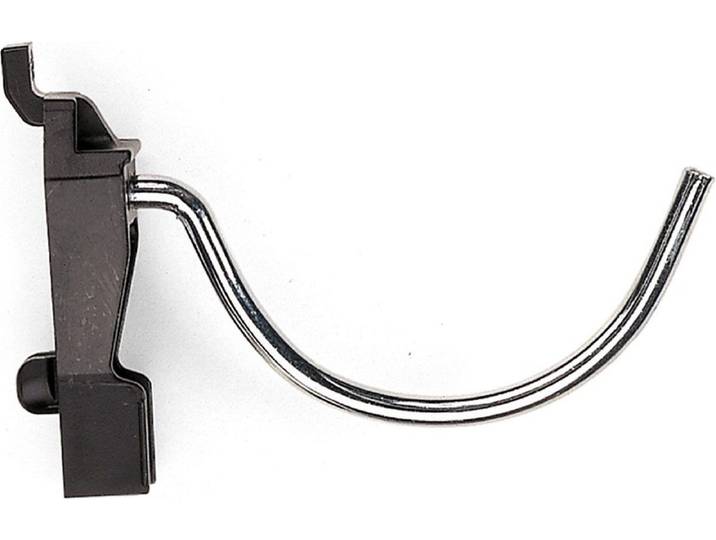 raaco 108928 - Gereedschapshaak clip 10 boormachinehouder - Staal en kunststof - (4 stuks)