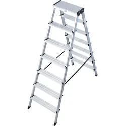 Krause MONTO Stufen-DoppelLeiter Dopplo, Stufen  2 x 7, Arbeitshöhe 3,05 m