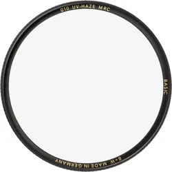 B+W UV-FILTER MRC BASIC 105mm (105 mm, UV-Filter), Objektivfilter, Schwarz