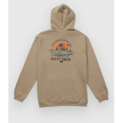 Salty Crew Day Charter Hoodie stone Gr. S