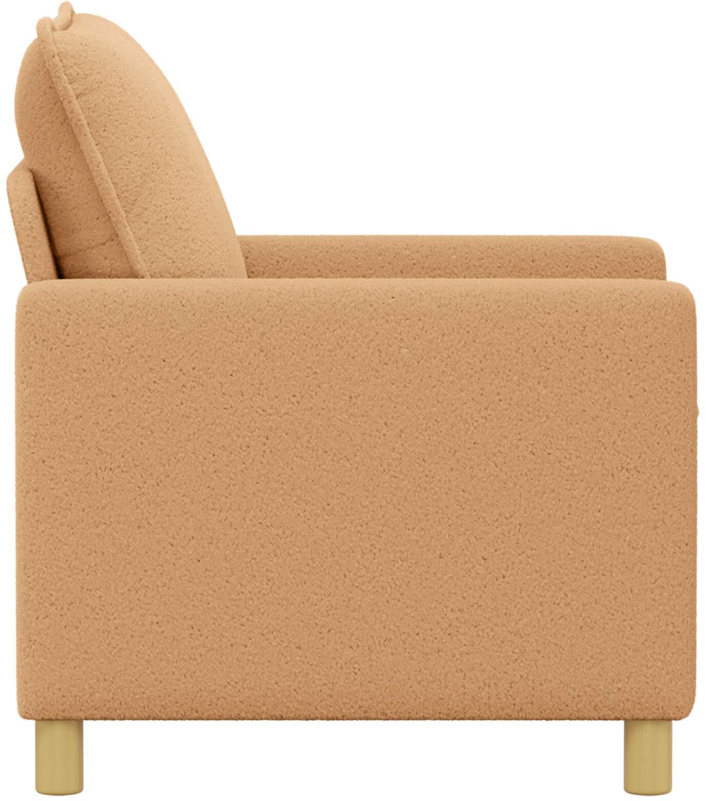 vidaXL Canapé 2 place Beige 126 x 81 x 87,5 cm Tissu