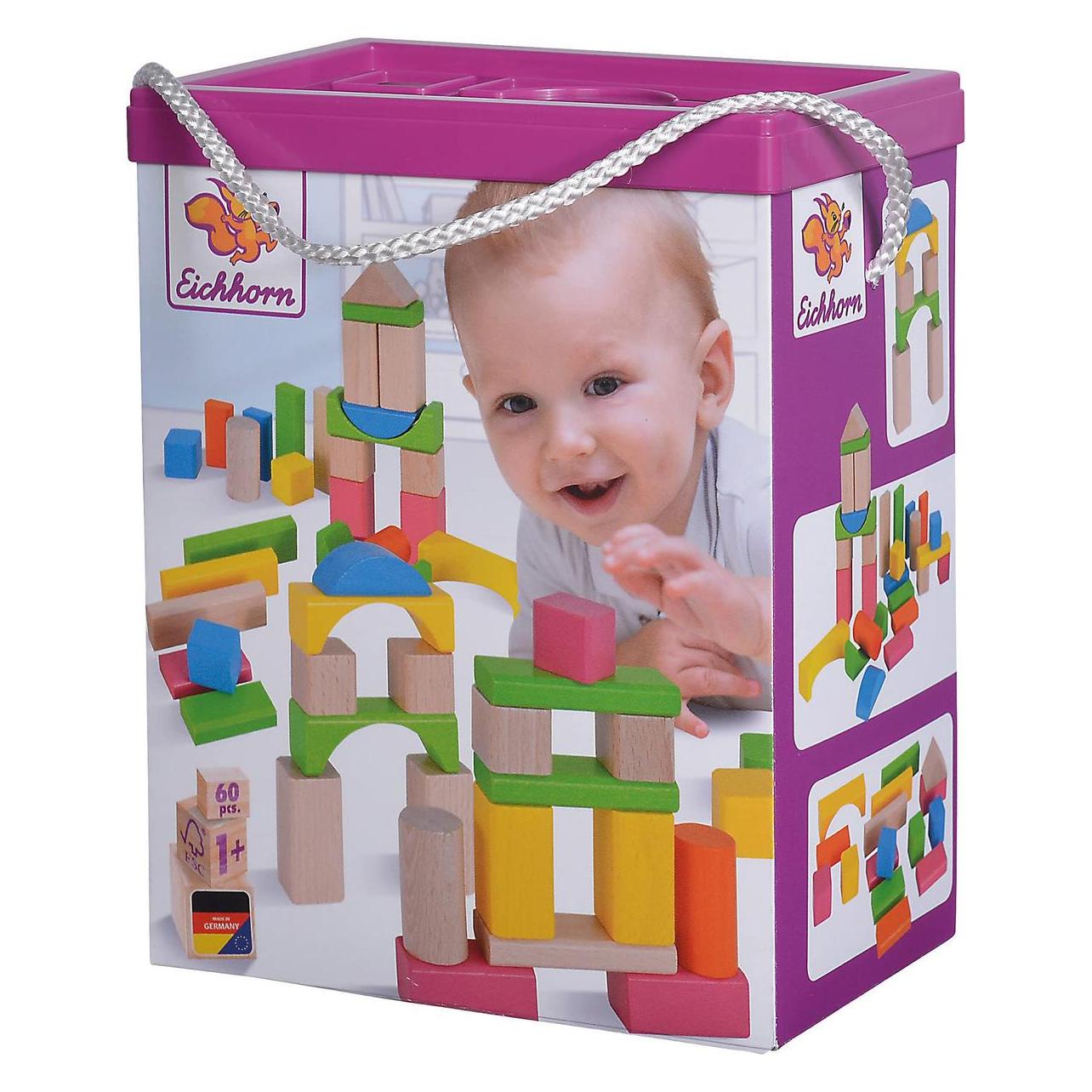 Eichhorn Natur und Bunte Holzbausteine (100088021)