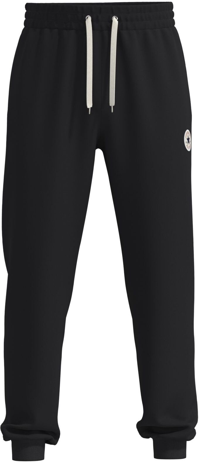 Jogginghose CONVERSE "CHUCK PATCH JOGGER (CLASSIC FLEECE)", Herren, Gr. S, N-Gr, schwarz (converse schwarz), Obermaterial: 80% Baumwolle, 20% Polyester, Hosen Jogginghose, sportlicher Stil, für bequeme Bewegungsfreiheit, auch in grossen Grössen converse s