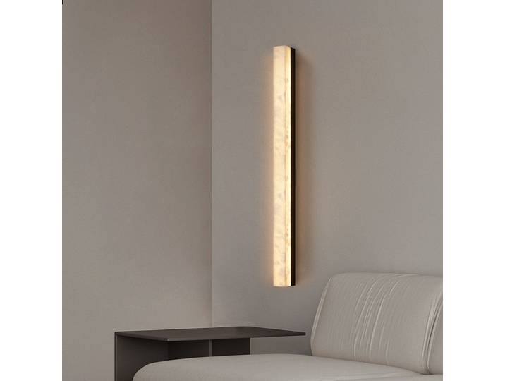Lampes murales en marbre de luxe lumière moderne minimaliste Art créatif Design éclairage pour salon chambre lampe de chevet décoration murale