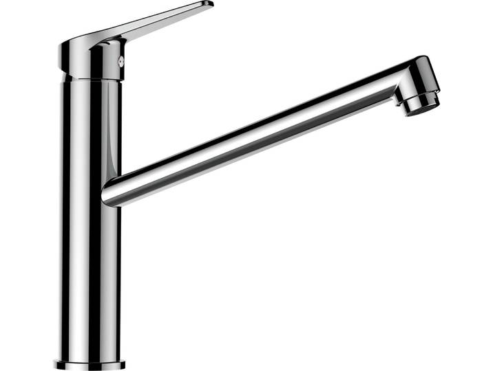 Küchenarmatur SCHOCK METIS FA , silber (chrome), B:21cm H:25,3cm Ø:5cm, Messing, Armaturen, Küchenarmatur, Festauslauf, Schwenkbereich 360