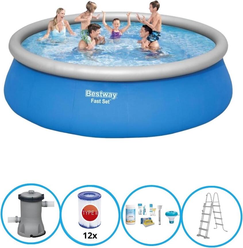 Bestway Pool Fast Set - 457x122 cm - Pool Bundel