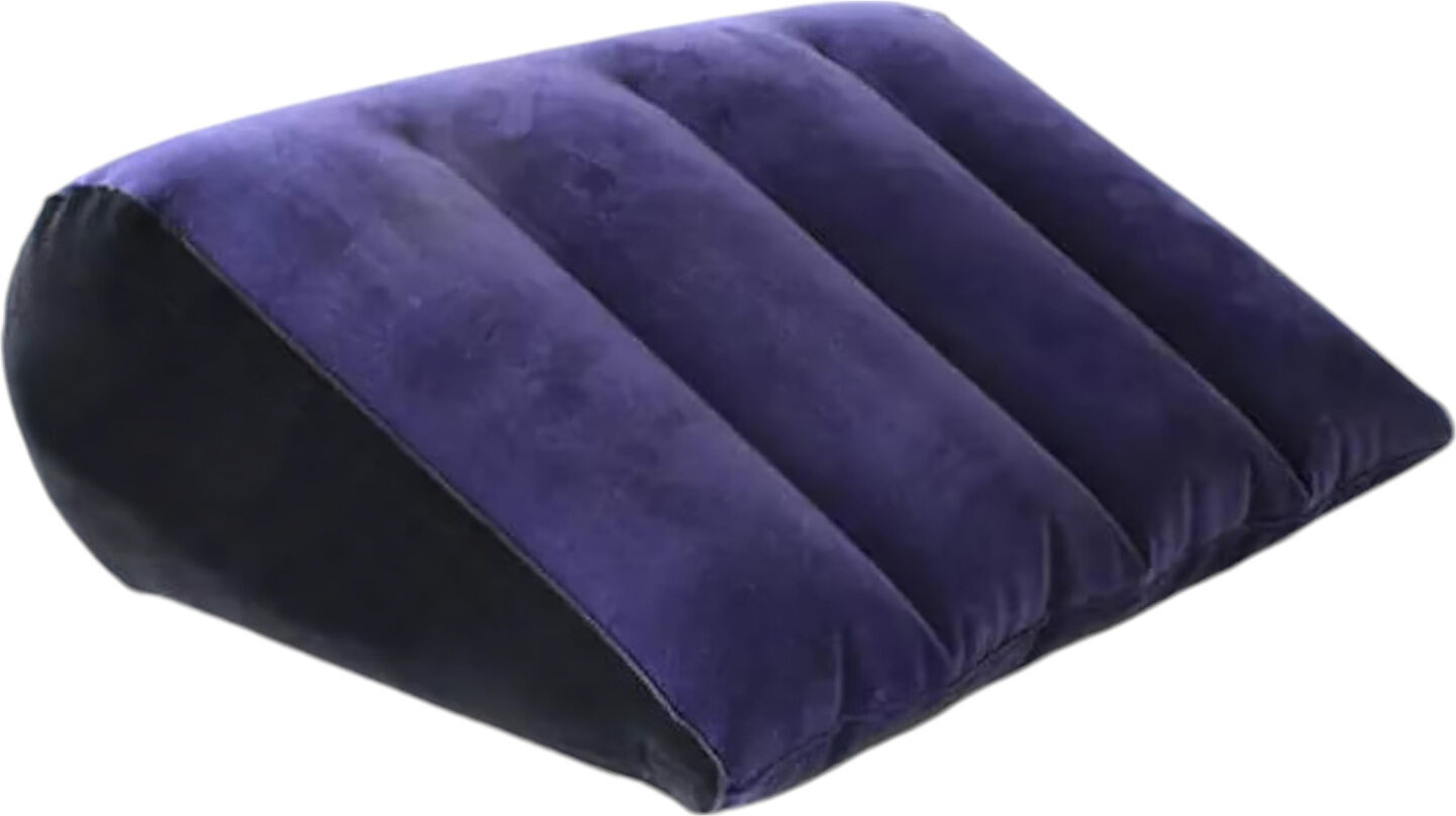 Desirel Magic Pillow - Oppustelig Kile-Sexpude (Mørkelilla)