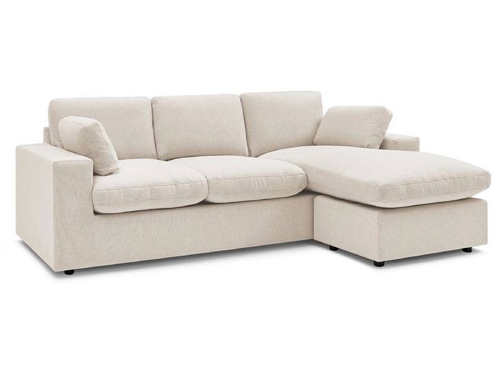 Ecksofa BOBOCHIC BELAIR Stoff beige