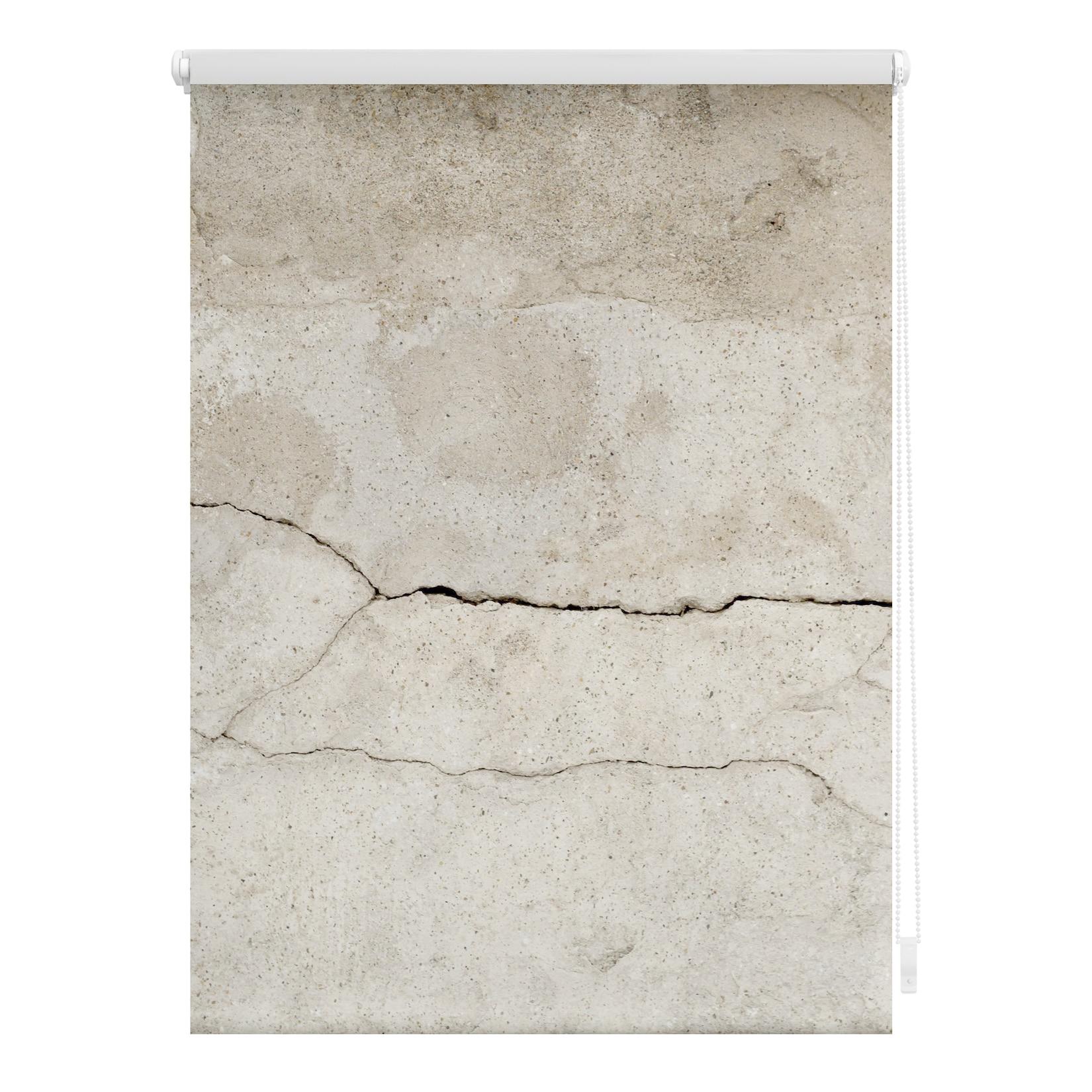 Lichtblick Rollo Klemmfix, ohne Bohren, blickdicht, Beton - Grau