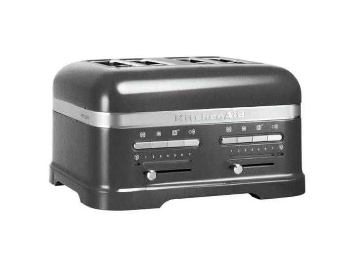 KitchenAid Artisan 5KMT4205 Toaster mit 4 Schlitzen Medaillon Silber