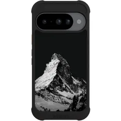 Nivocase Hülle für Google Pixel 10 Stossfeste Handyhülle NIVOmax Case Schwarz Alpspitze Berg Schnee (Google Pixel 10), Smartphone Hülle, Schwarz
