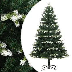 vidaXL Künstlicher Weihnachtsbaum Klappbar Beschneit 180 cm