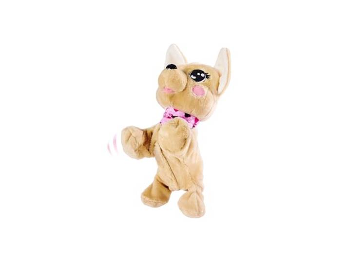 Simba 105893500 - ChiChi Love Baby Boo, Duitse versie, reageert op 12 spraakopdrachten, met meer dan 60 verschillende geluiden, 30 cm, Chihuahua pluche hond, interactief huisdier, vanaf 3 jaar,Rosa