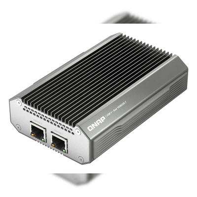 QNAP QNA-UC10G2T - Netzwerkadapter - USB4 / Thunderbolt 4 - 10Gb Ethernet x 2