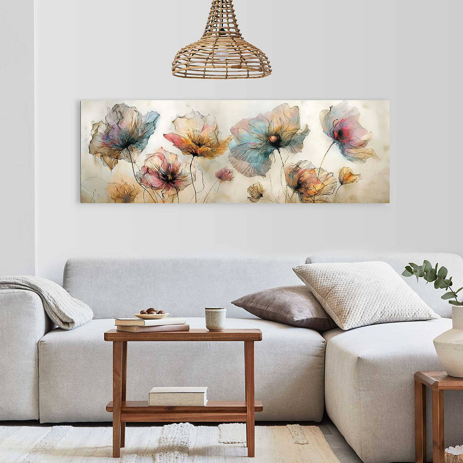 home24 Japandi Modern Afbeelding 52 x 156 x 2 cm