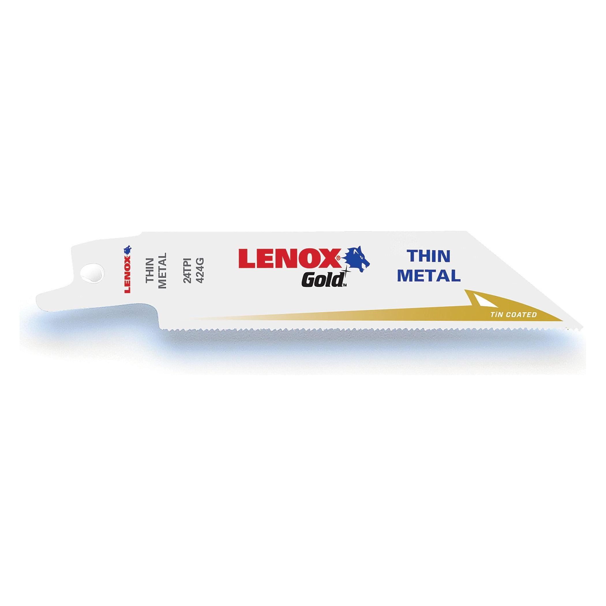 Lenox Saebelsaegeblatt TiN Metall 102mm 5St (21071424GR)