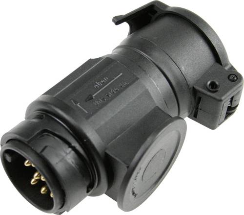 AS Schwabe 60469 Anhänger Adapter [Stecker 13polig - Stecker 7polig] Kunststoff