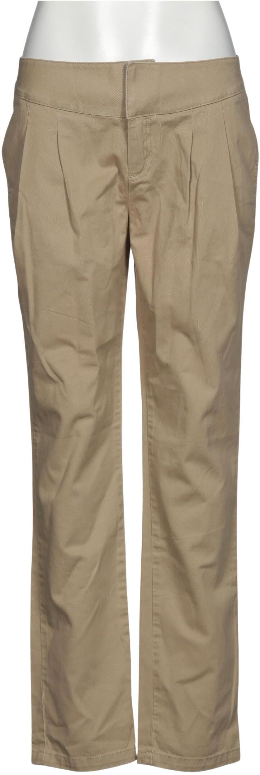 Joules Damen Stoffhose, Beige, Gr. M, Baumwolle - Second Hand