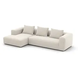 Nordic Collection Ecksofa Kornum Cord Off White