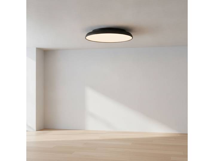 Plafondlamp Linus zwart Ø 60cm Lyora - 110382