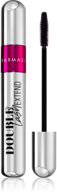 Farmasi Double Lash Extend lengthening, curling and volumising mascara shade Black 12 ml