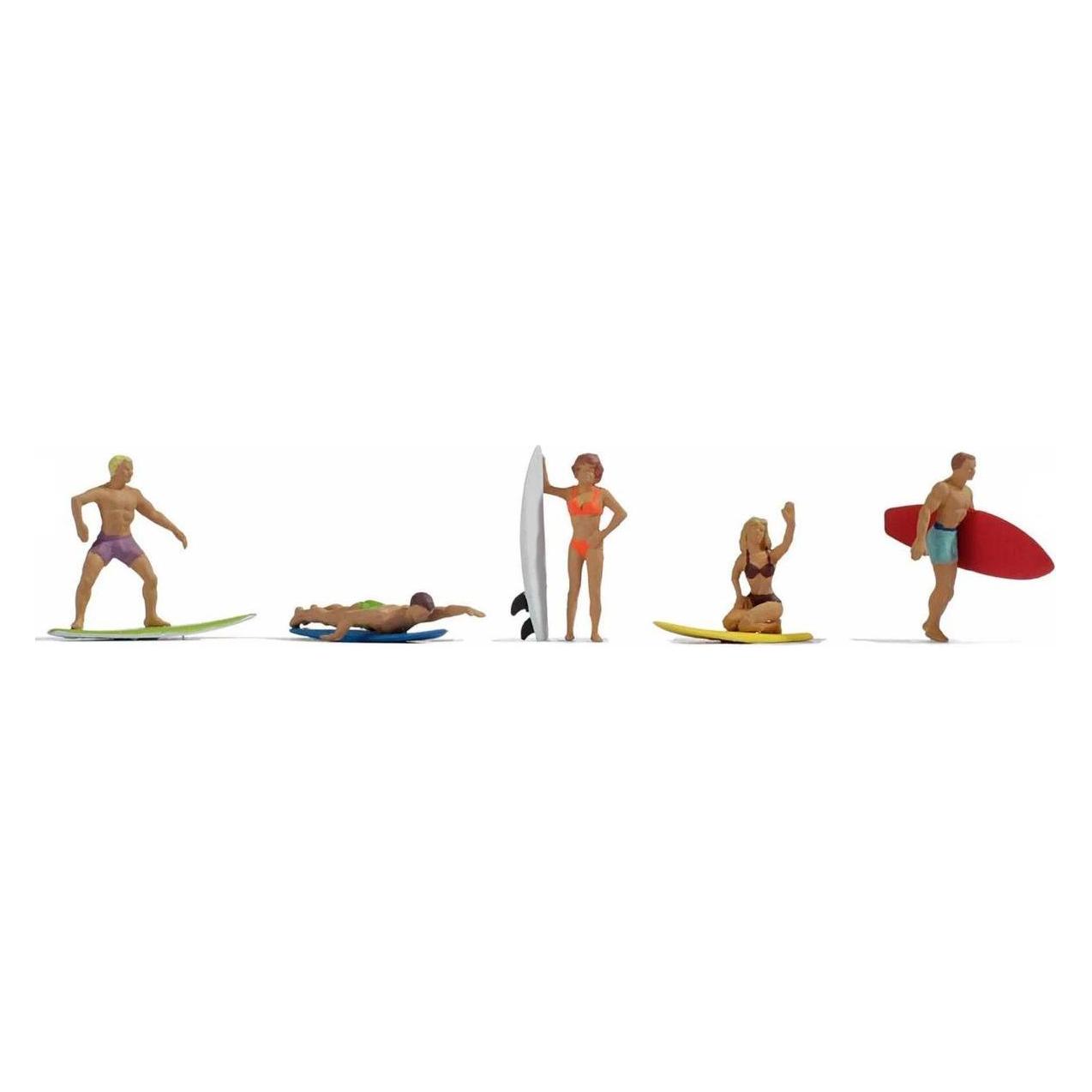 Noch H0 Surfer-Figuren 0015853 Bemalt (15853)