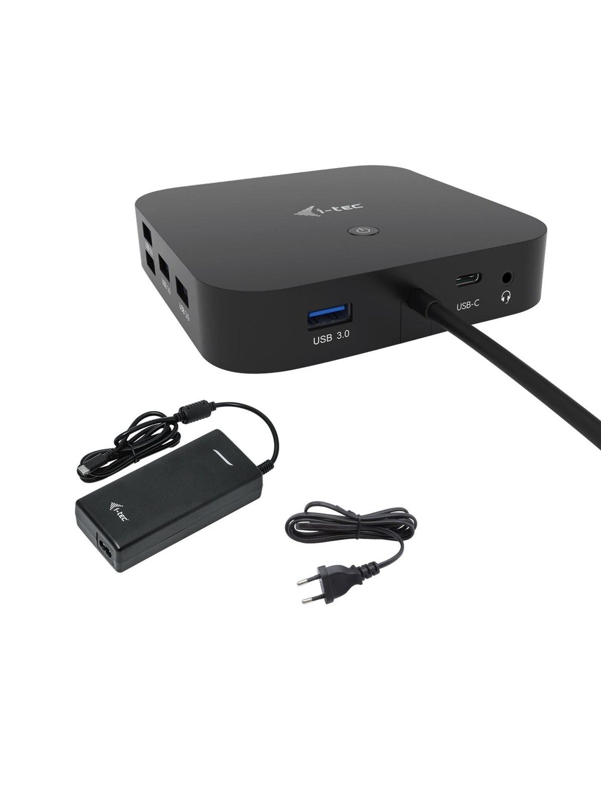 I-Tec USB-C HDMI DP Docking Station with Power Delivery 100W + Universal Charger 100W