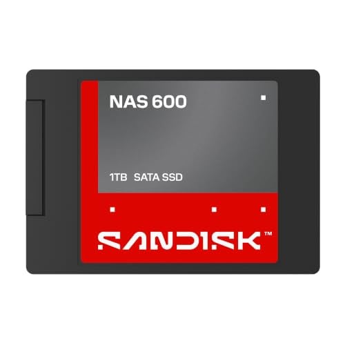 SanDisk NAS 600 SATA Interne SSD 1TB met 560 MB/s Leessnelheid