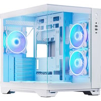 Visio GM-30W-TG-OP, Tower-Gehäuse weiß, Tempered Glass x 2