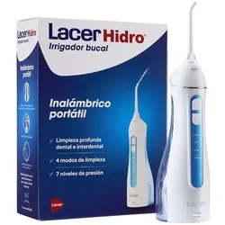 Lacer, Munddusche, HIDRO Kabellose tragbare Munddusche mit schneller und effektiver Interdentalreinigung 4 Cleanin