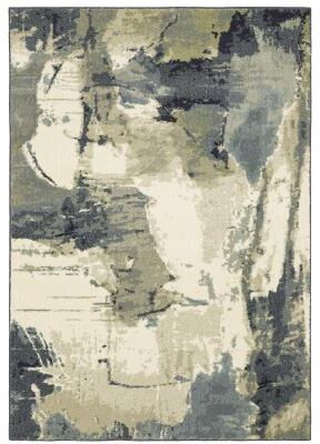 Style Haven Salinas Contemporary Abstract Blue/ Grey Indoor Area Rug