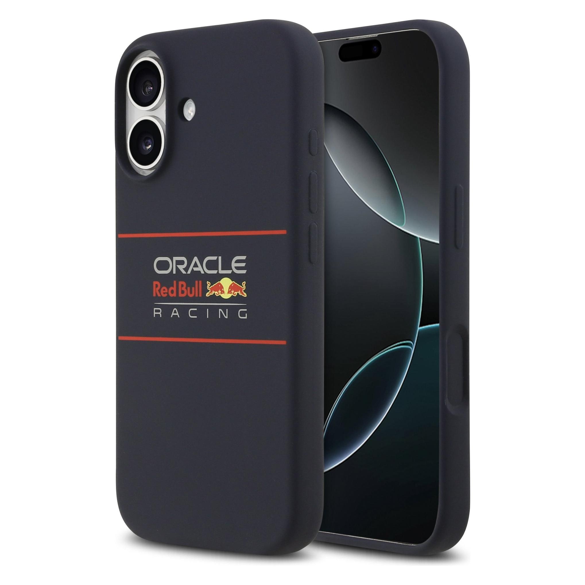 Oracle Red Bull Racing Hülle Red Bull Silikon Horizontal Zentrales Logo MagSafe (Apple iPhone 17) (RBHMP17S24SIHSRV)