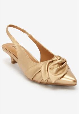 Women's The Tia Slingback by Comfortview in Gold (Size 7 M)