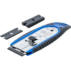 BGS 70912 Plakettenschaber Breite 40mm mit 6 Schaberklingen aus Kunststoff
