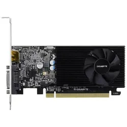 Gigabyte GeForce GT 1030 (2 GB, GDDR4), Grafikkarte, Schwarz