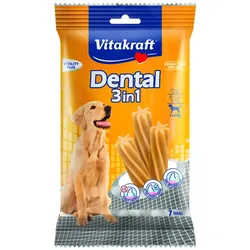 Vitakraft Dental 3in1 - Zahnpflege-Snack für Hunde ab 10 kg - 12x 7 Sticks