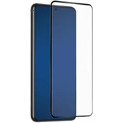 SBS Glas Displayschutz Full Cover Samsung Galaxy S21+, schwarz (Samsung Galaxy S21+), Smartphone Schutzfolie, Schwarz