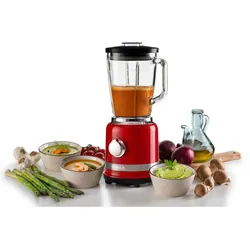 Ariete 585 Blender Moderna, Standmixer, Rot