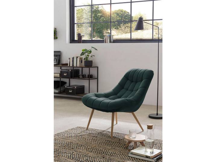 Livetastic Xxl-Sessel, Grün, Natur, Metall, 76x85.6x85.6 cm, Wohnzimmer, Sessel, XXL-Sessel
