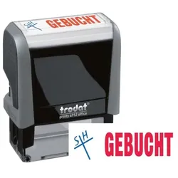 Trodat Textstempel »Office Printy 4912 Gebucht«
