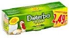 Dieterba Omogeneizzato Tacchino 3 Vasetti Da 80 G