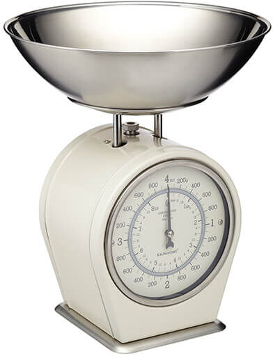 Living Nostalgia Antique Cream Mechanical Scales