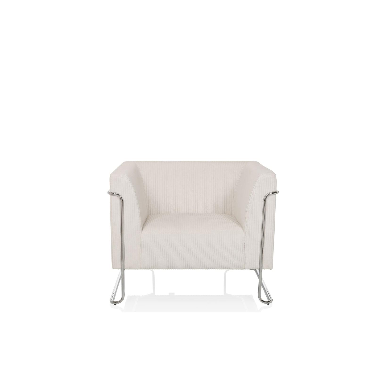 hjh LIVING Loungesessel Curacao Cord Stoff mit Armlehnen