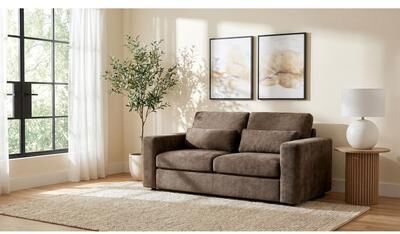 Coaster Amador Chenille Upholstered Track Arm Loveseat